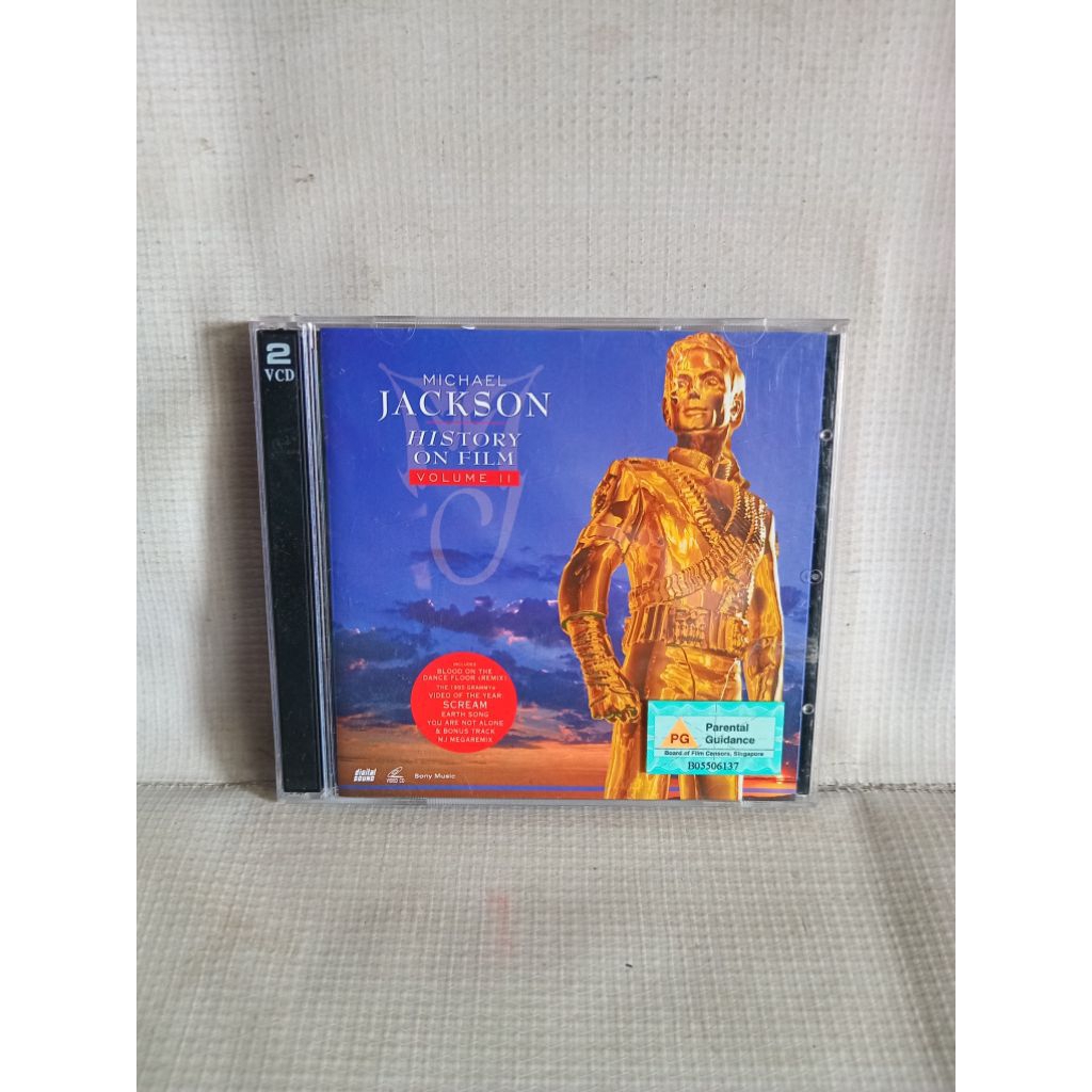 CD MICHAEL JACKSON HISTORY ON FILM VOLUME II