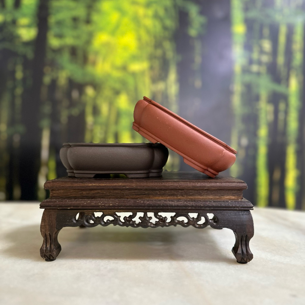 Yixing Zisha Bonsai/Succulent Pot Rounded Rectangle