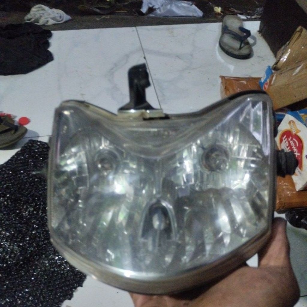 lampu depan kawasaki zx 130