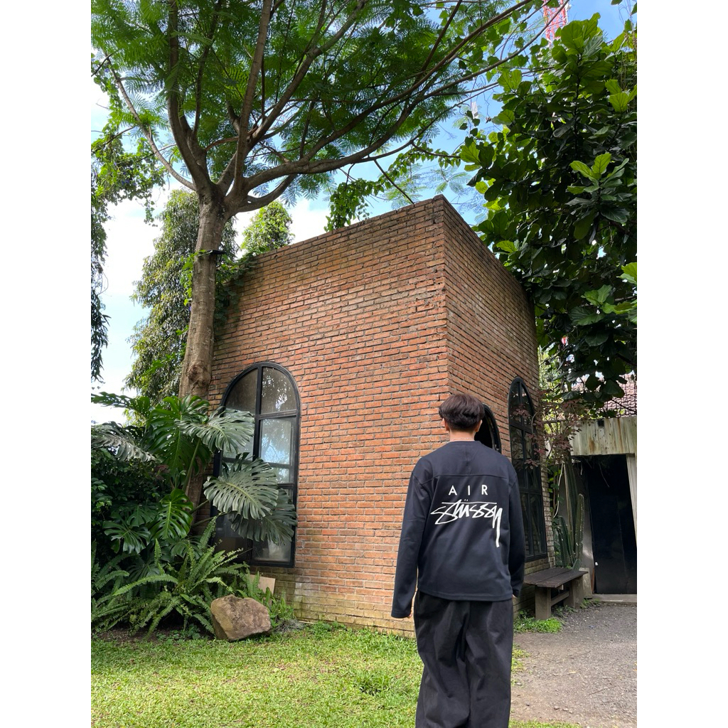 Stussy nike mesh jersey black