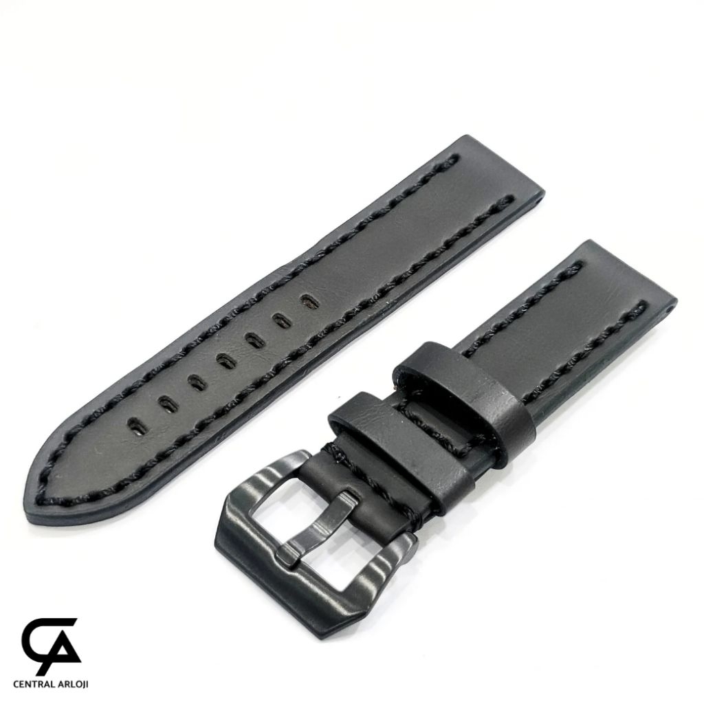 Strap Kulit Sintetis Jam Tangan Pria  Universal Anti Alergi