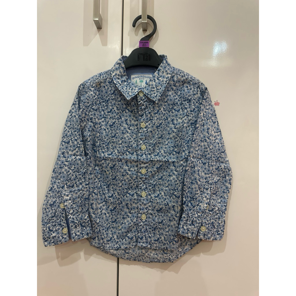 KEMEJA GINGERSNAPS BOYS SIZE 4Tahun