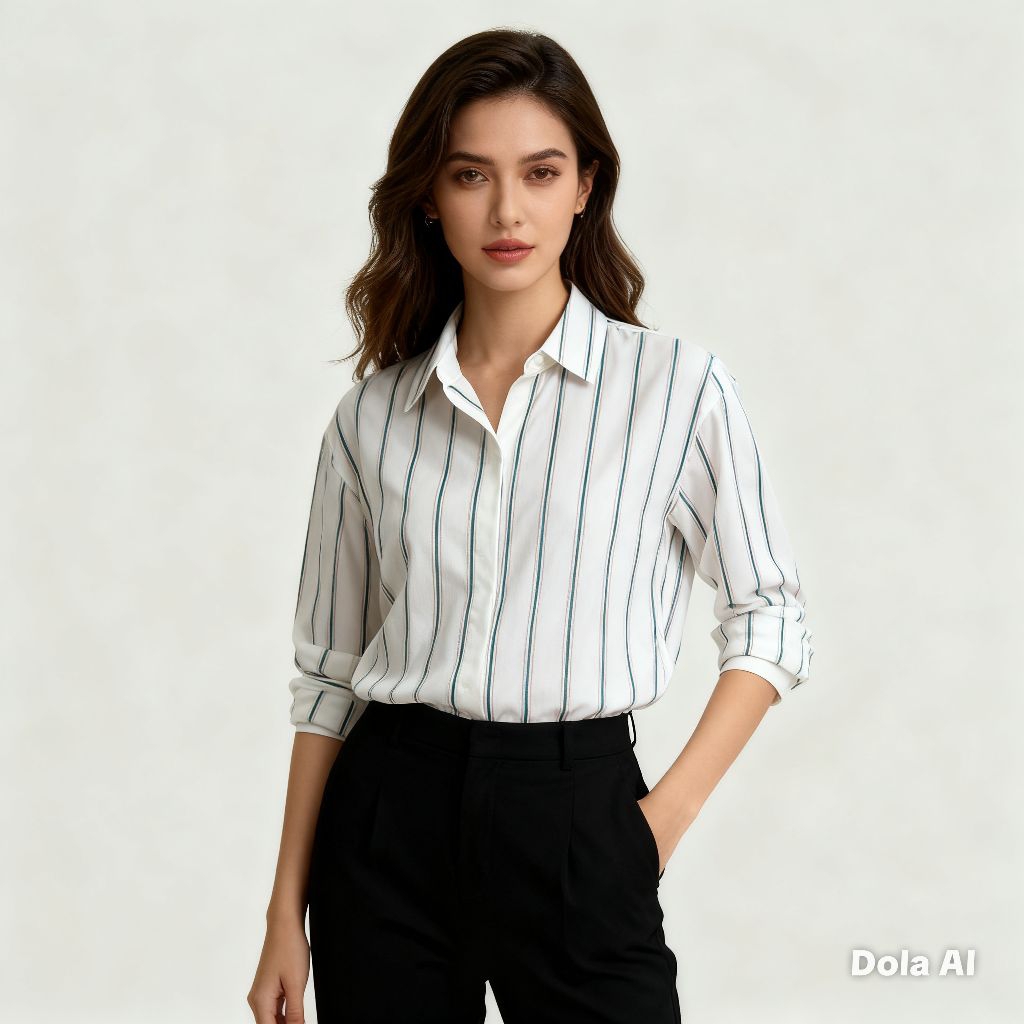 KAIN COTTON TWILL PRINTING ORIGINAL SALUR HIJAU BW