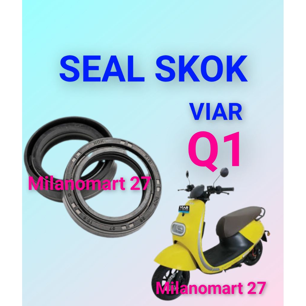 seal oli skok depan viar Q1 sil oli shock depan sepeda listrik viar q1