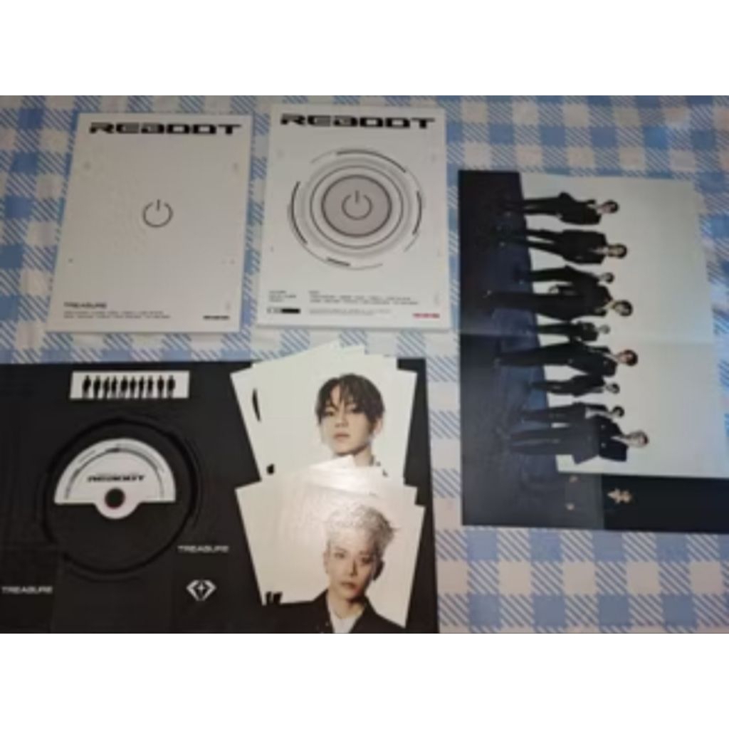 WTS PRELOVED OFFICIAL ALBUM TREASURE REBOOT WHITE VER ALBUM ONLY