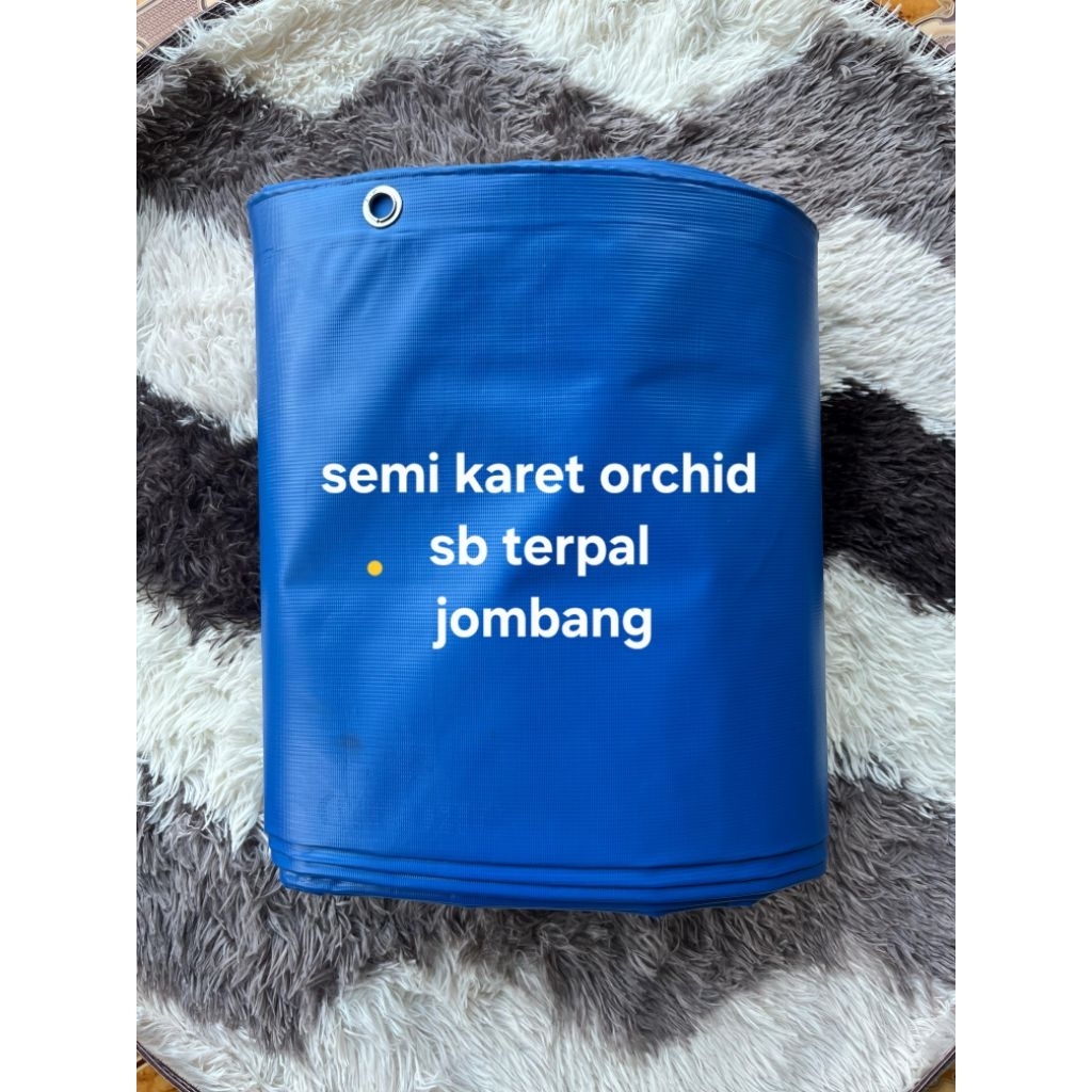 terpal pvc semi karet orchid 4,5x7,5+cincingan by SB TERPAL JOMBANG
