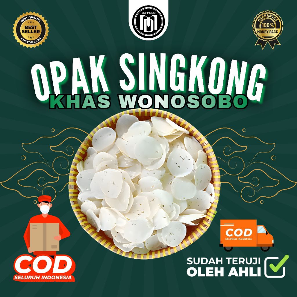 Opak Singkong Wonosobo ( COD TERLARIS ) opak Koin Wonosobo - Opak Singkong Mentah