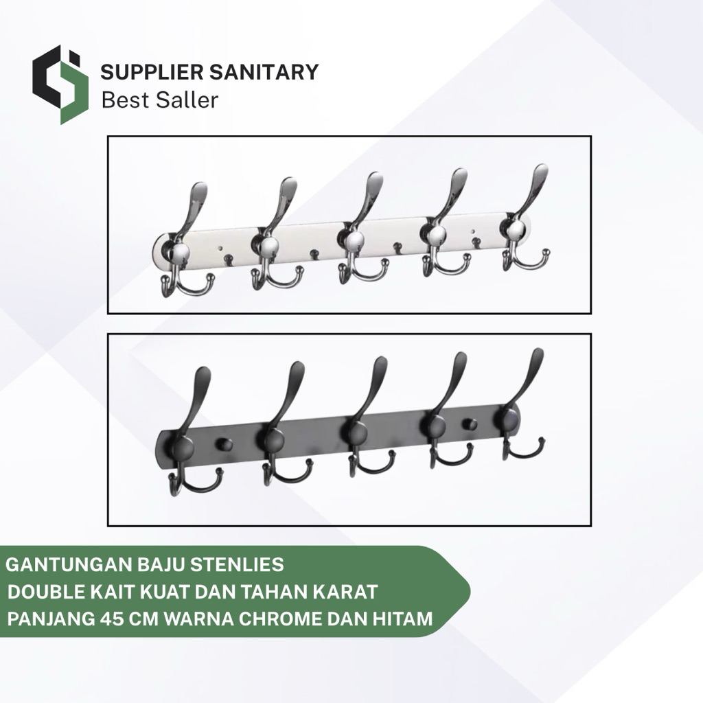 GANTUNGAN BAJU STENLIES/CAPSTOK SERBA GUNA/CANTOLAN BAJU