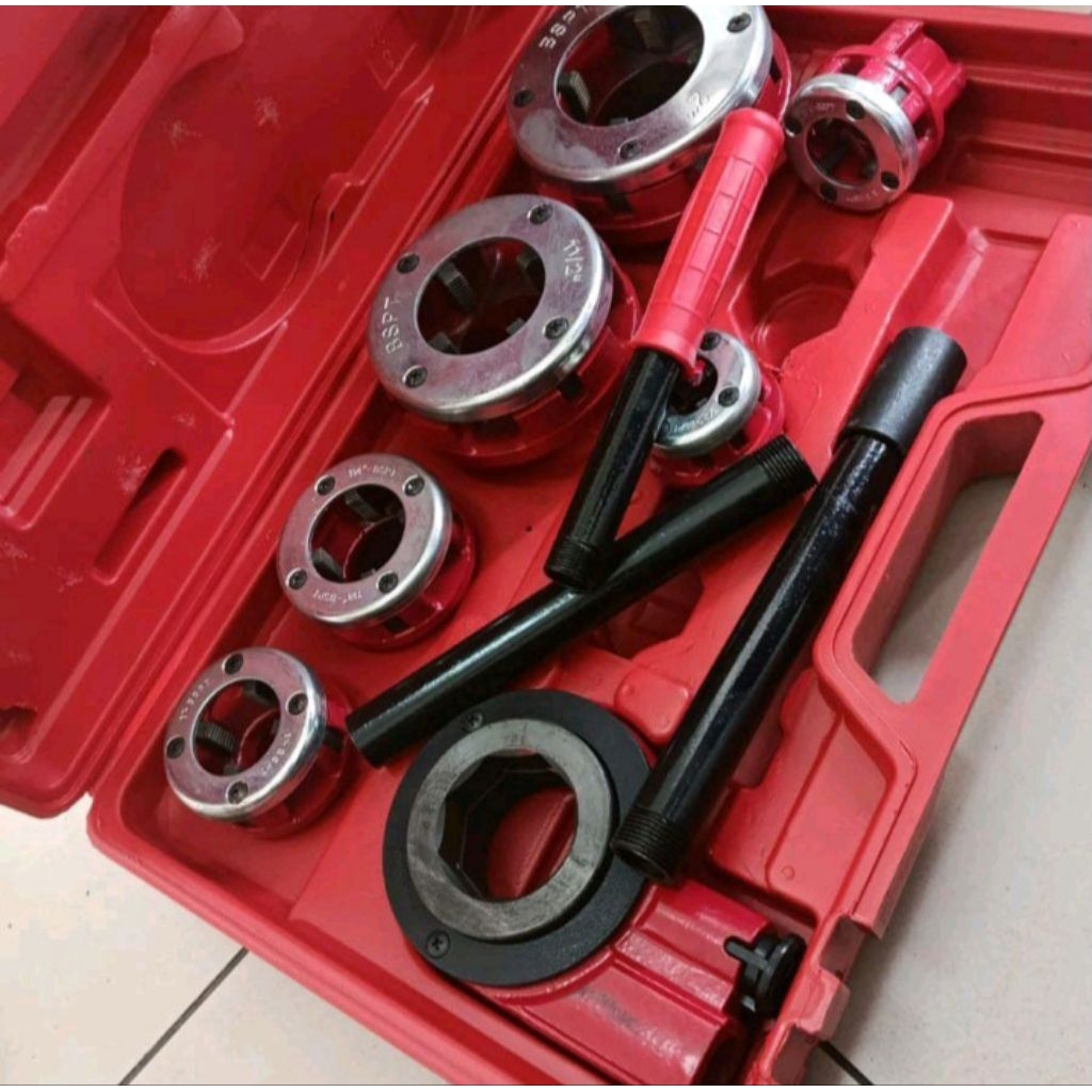 Alat senai pipa manual model Ridgid 1/2" - 2"