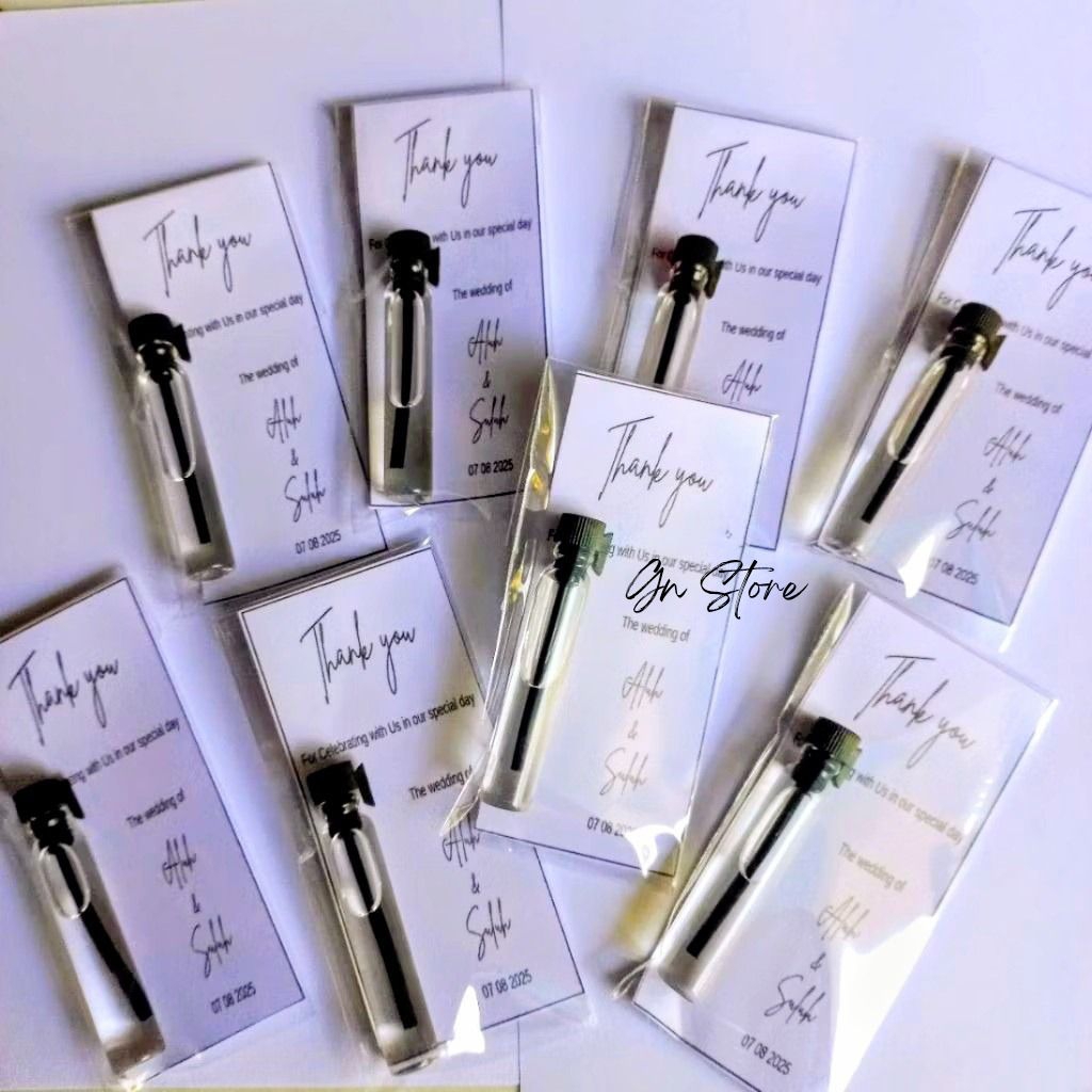 100 Pcs Souvenir Parfum Mini | Souvenir pernikahan | Souvenir wedding