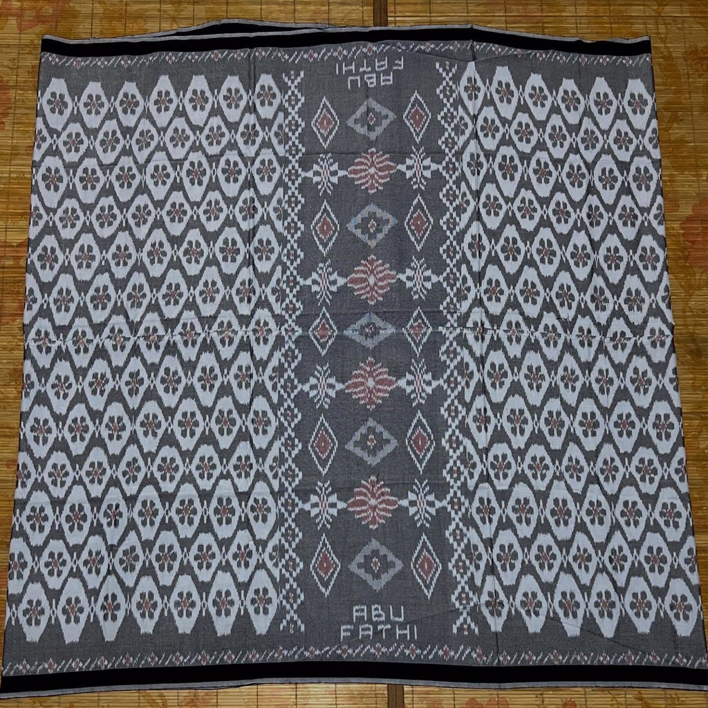 sarung Goyor asli tenun jahit tengah rayon 100%