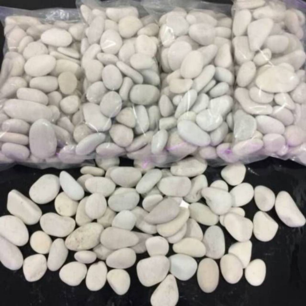 Batu Taman Putih 4kg / Termurah / Batu Coral Putih Kupang / Batu Kupang / Batu Taman Putih