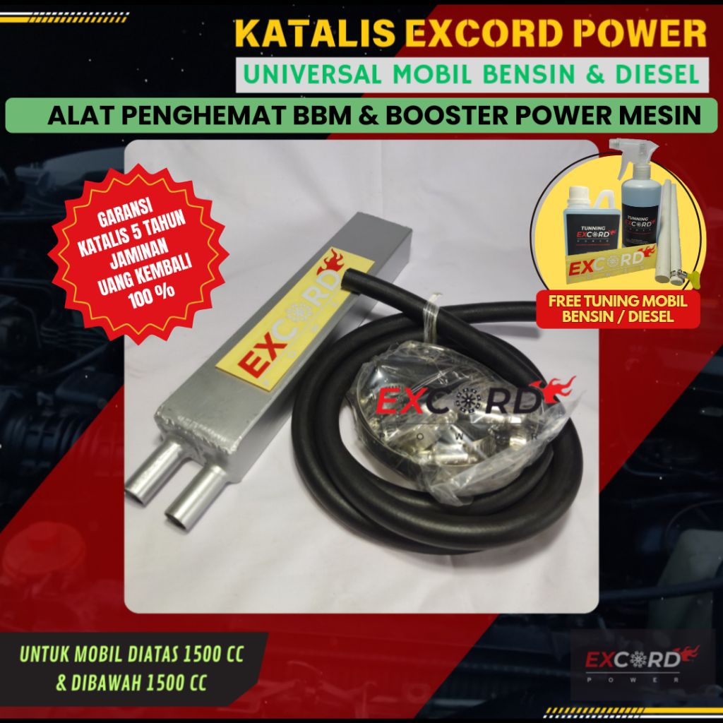 (PROMO FREE TUNING MOBIL BENSIN/DIESEL) KATALIS UNIVERSAL PENGHEMAT BBM DAN BOOSTER POWER UNTUK MOBI