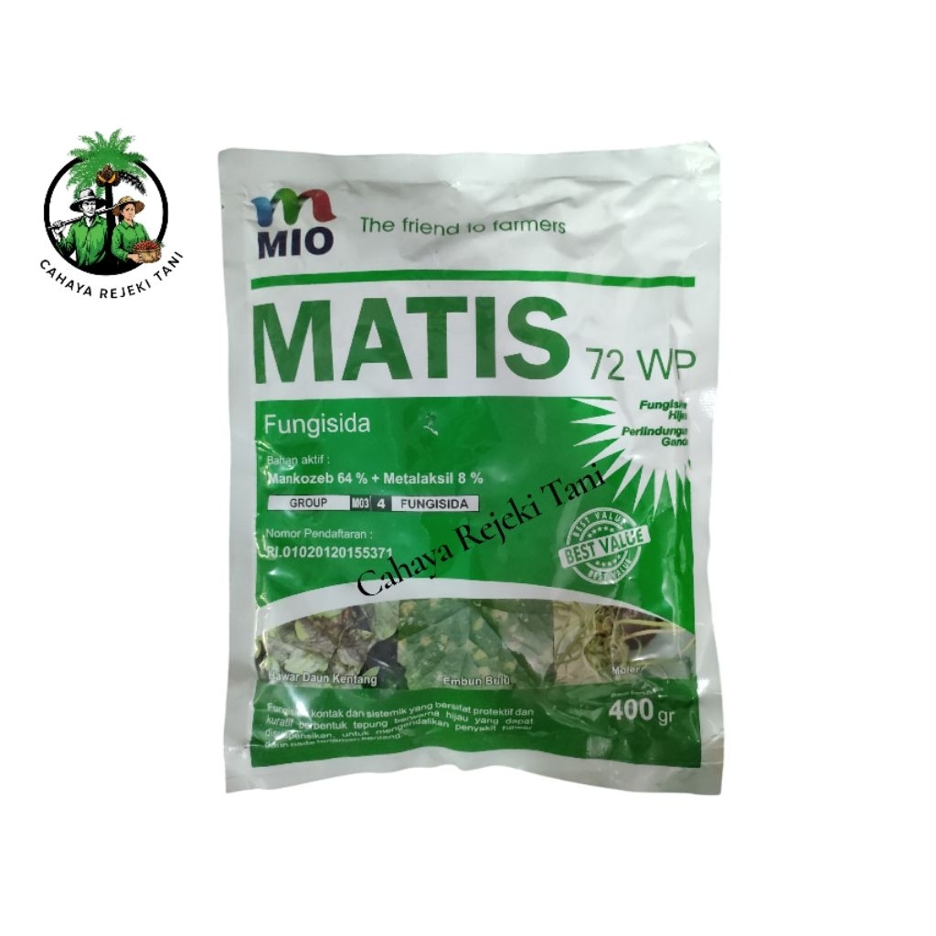 Fungisida Matis mankozeb metalaksil 400gram