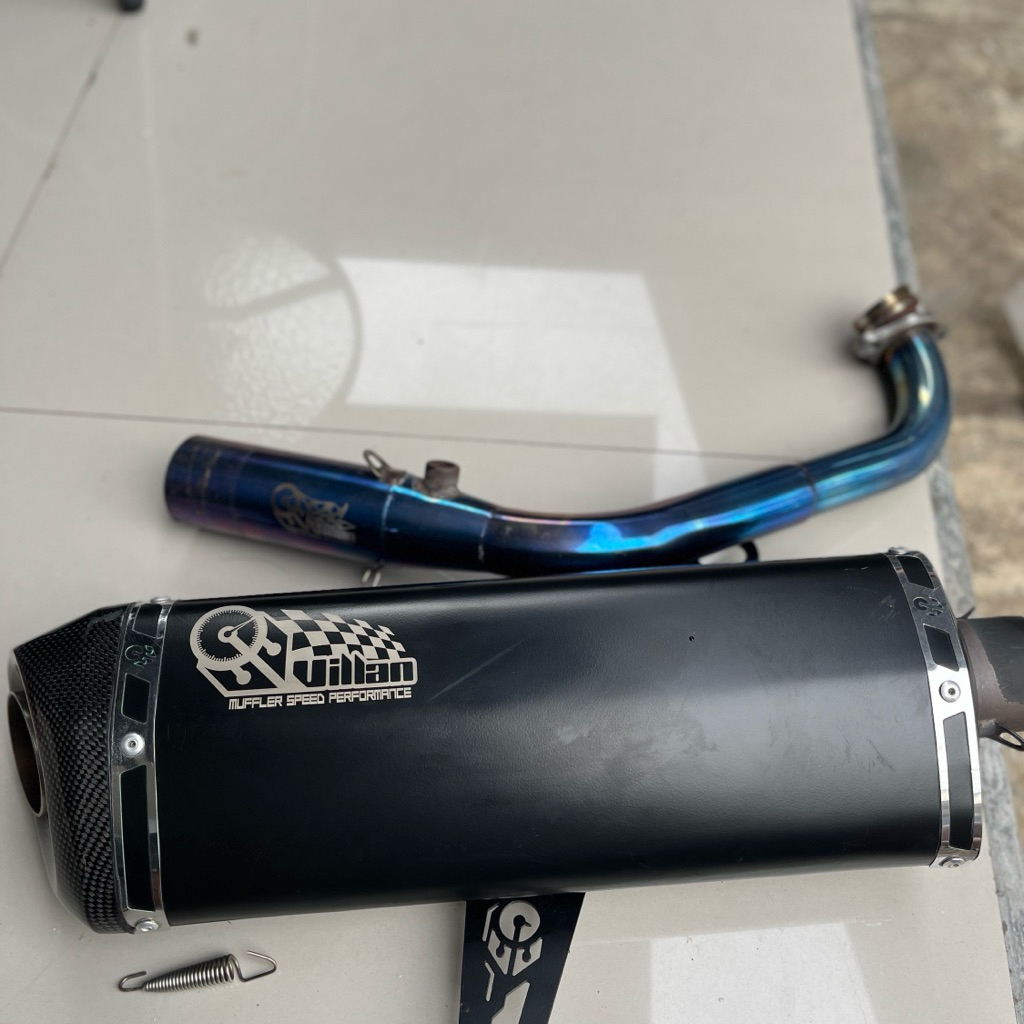 Knalpot exhaust racing villan mv1 for xmax conected