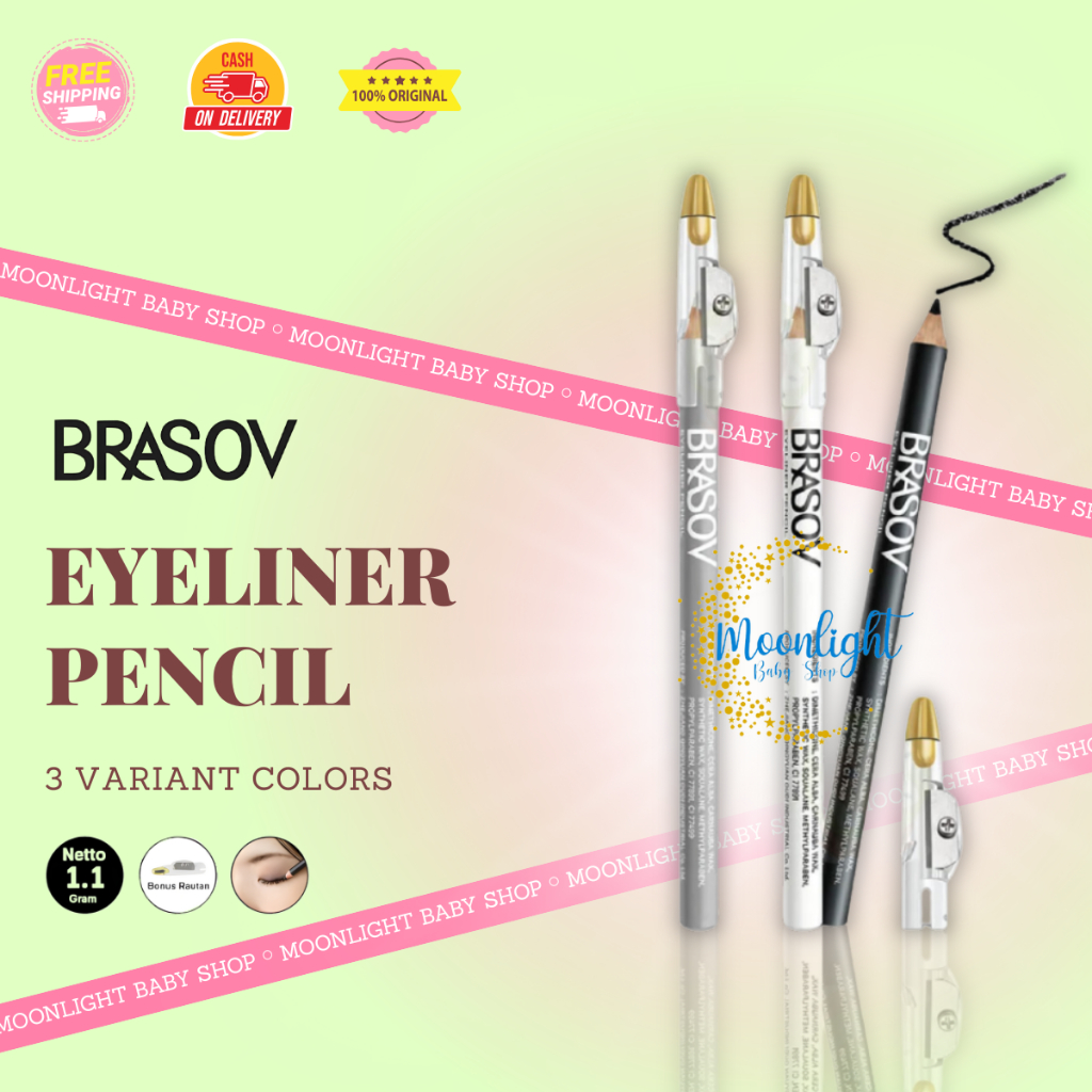 Brasov Eyeliner Pencil 3 Variant - Eyeliner Pensil