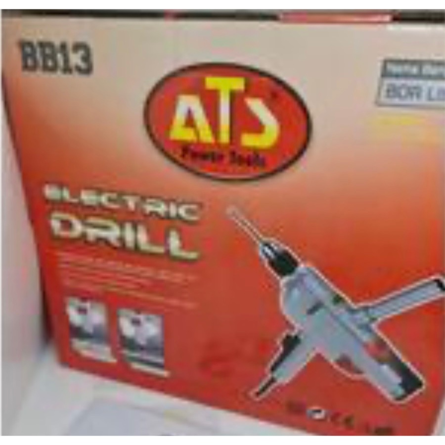 Mesin Bor Listrik ATS Body Besi 13MM / Electric Drill BB13 ATS Power Tools