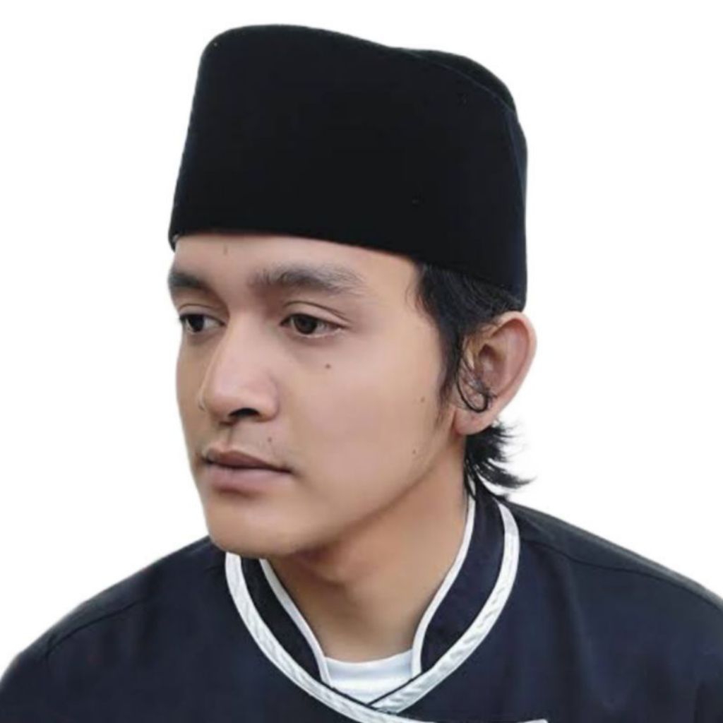 songkok susun hitam, kopyah hitam, tinggi 7,8,9,10 cm