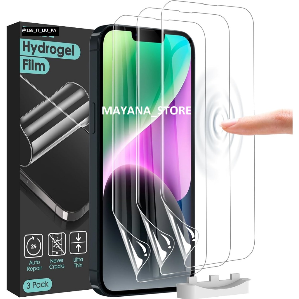 2026 Hydrogel Depan/Belakang Clear iPhone SE 4 SE 3 17 AIR 17PRO 17 PRO MAX 16 PLUS 16PRO 16 PROMAX 