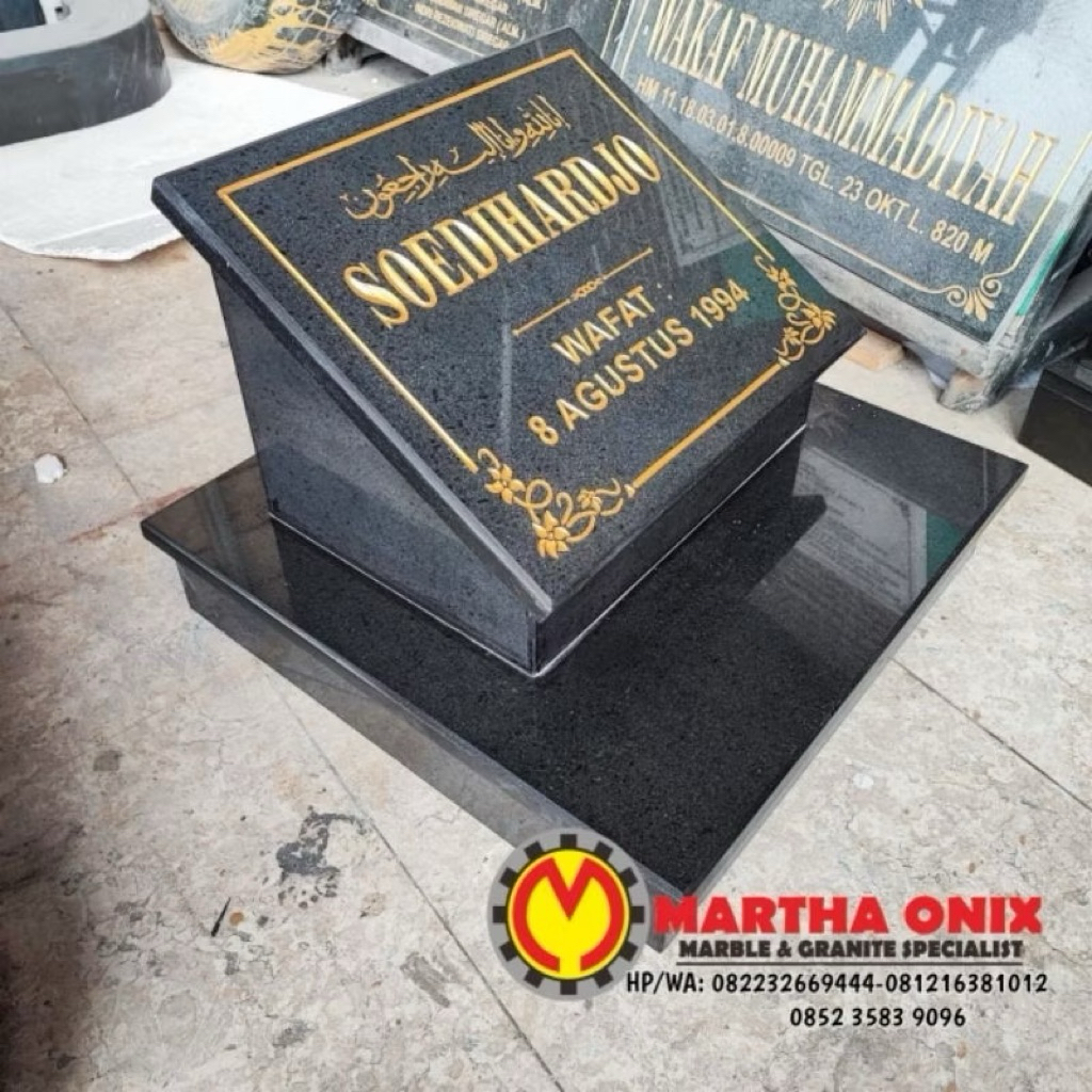 Batu Nisan Makam Nisam Makam Maesan Batu Marmer Hitam