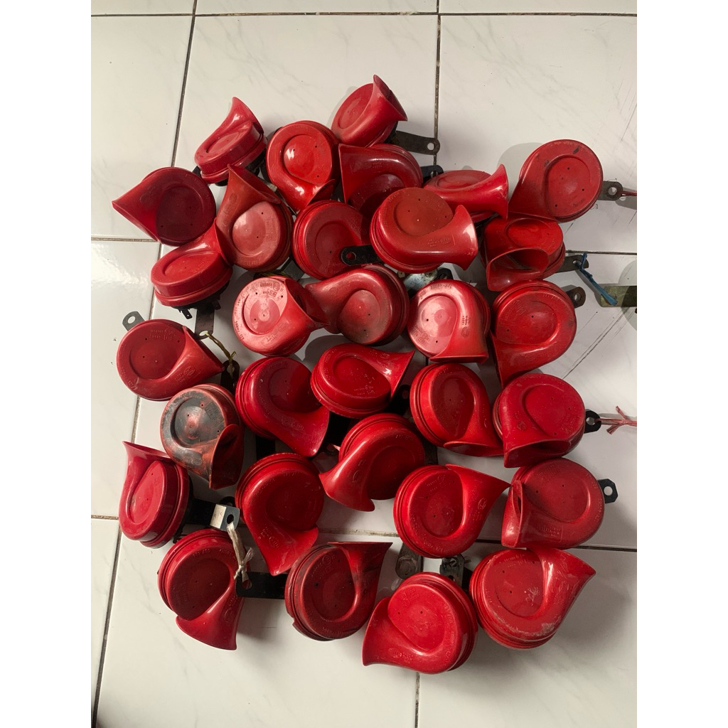 Klakson Hella Red Twin Tone Copotan Mobil