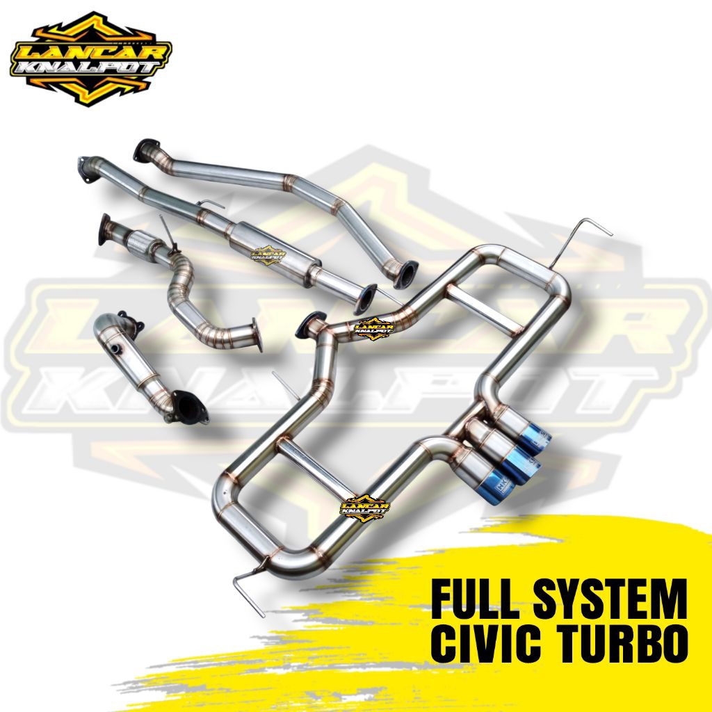 Full System Knalpot Civic Turbo