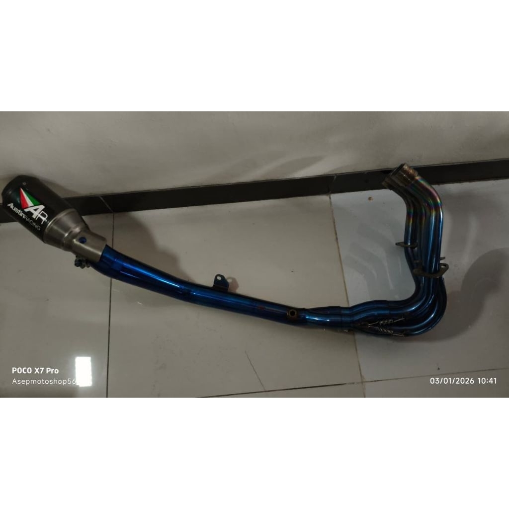 Austin racing GP1R headleer R9 titanium blue