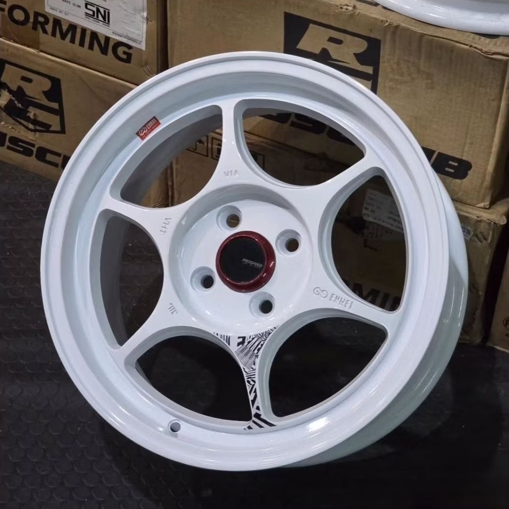 velg mobil ring 16 ENKEI PF FLOW FORMING LEBAR 7 ET 38 velg racing 16 brio mobilio ignis freed city 