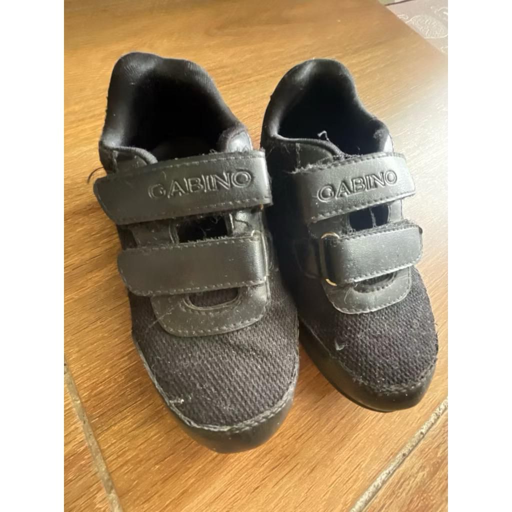 sepatu sekolah anak hitam gabino size 30