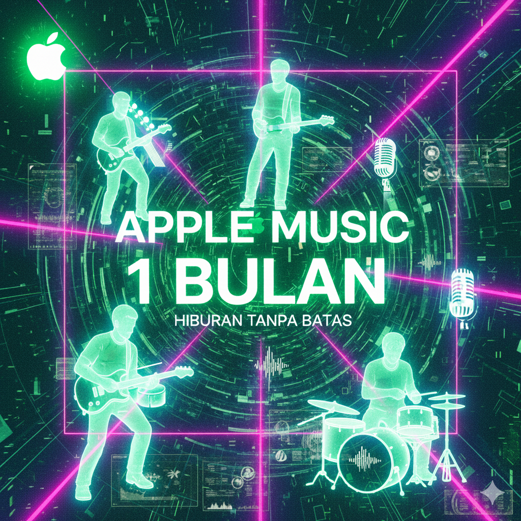 APPLE MUSIC PREMIUM 1 BULAN AKUN DIGITAL PROSES CEPAT