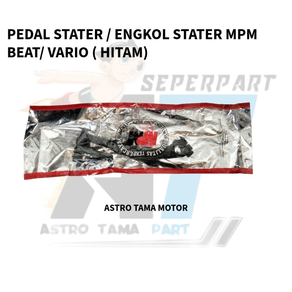 PEDAL STATER / ENGKOL STATER MPM BEAT/ VARIO (HITAM)