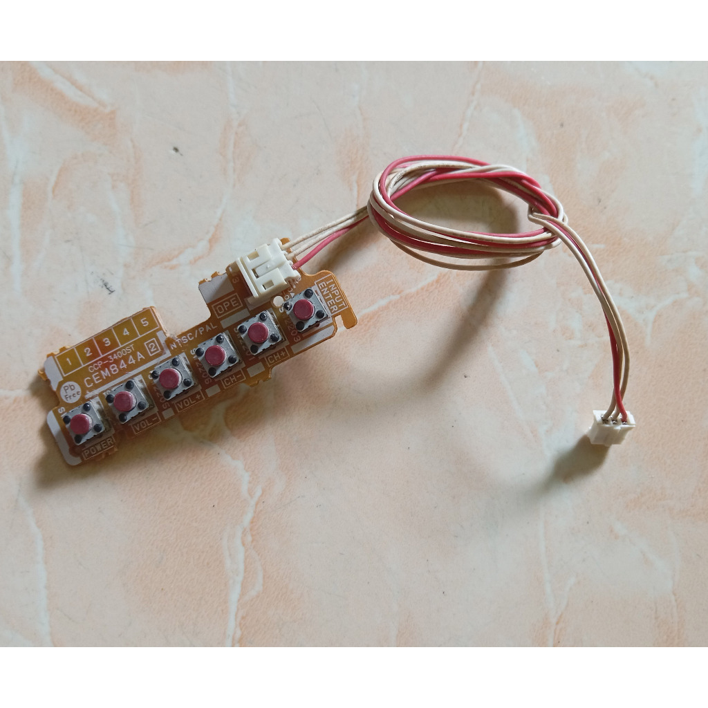 Tombol Kontrol panel LED TV SHARP LC-29LE440M