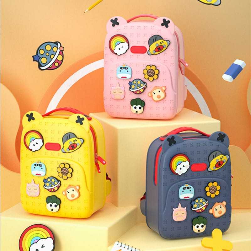 Tas Sekolah PAUD / TK Lucu Waterproof DIY BAG KIDS ORIGINAL Ransel Jelly 25179