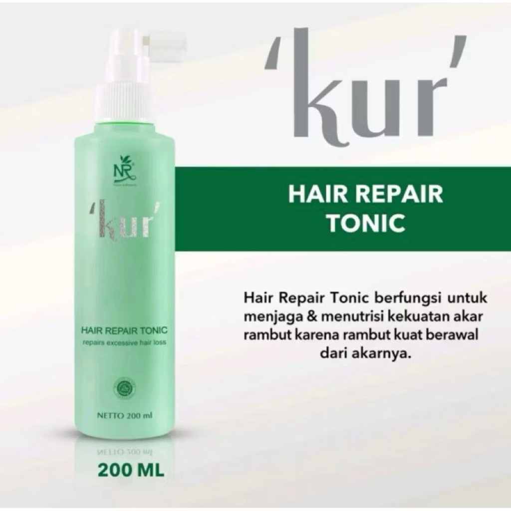 NR KUR HAIR REPAIR TONIC / TONIK RAMBUT RONTOK NR KUR 200ml