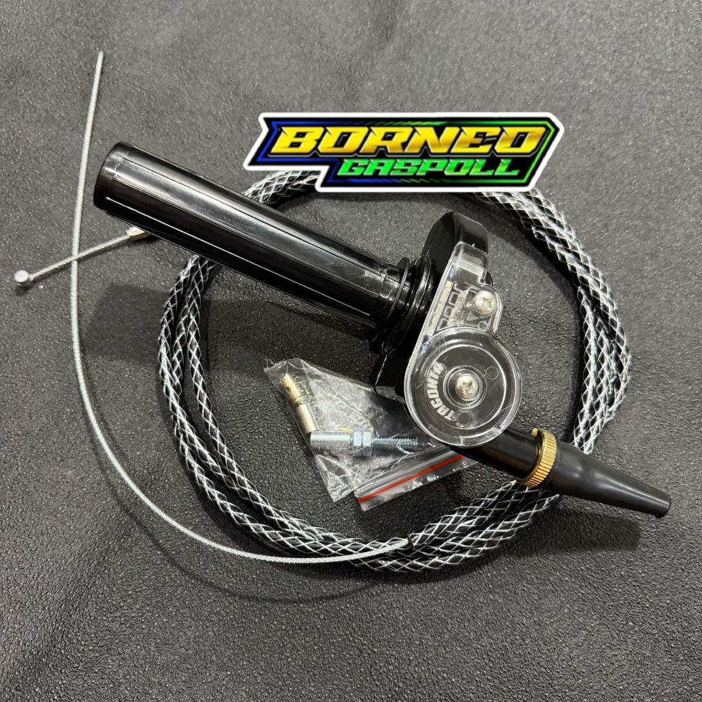 OBRAL Set tali HITAM SISIK + GAS kontan TAGONTA gas set tali gas 190cm universal ninja rx king vixio