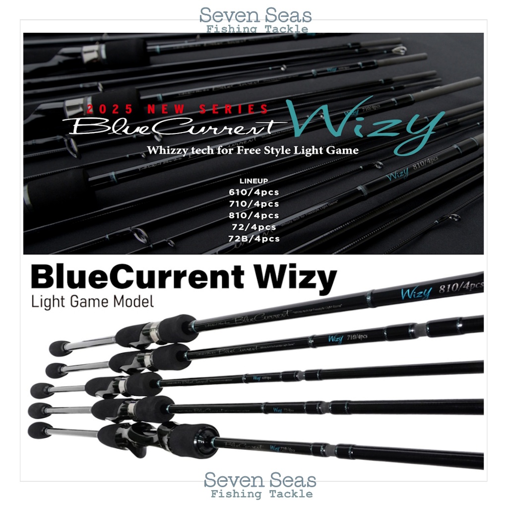 Yamaga Blanks Joran Pancing BlueCurrent Wizy Model 2025 Ultra Light UL Ajing Rod
