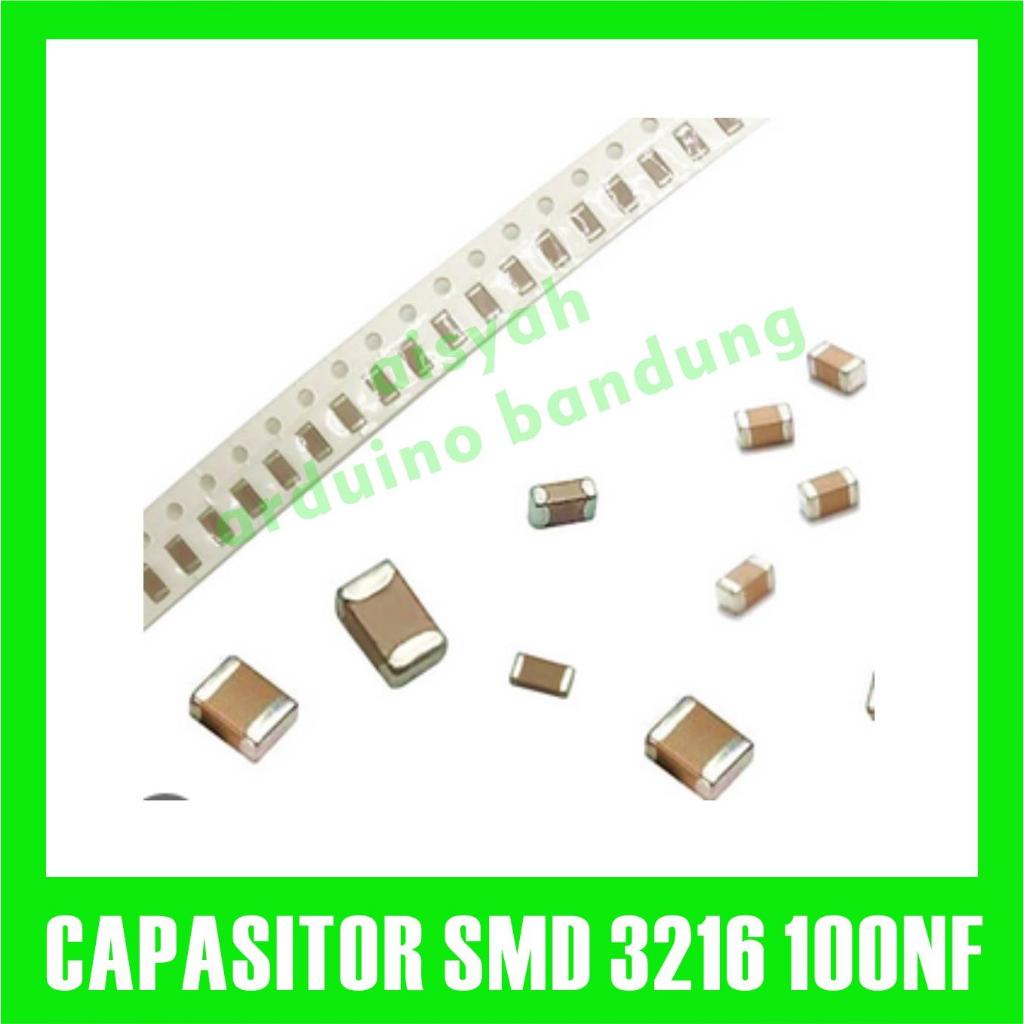 Capasitor smd 3216 100nf 50v brand samsung kapacitor 100 NF smd smt