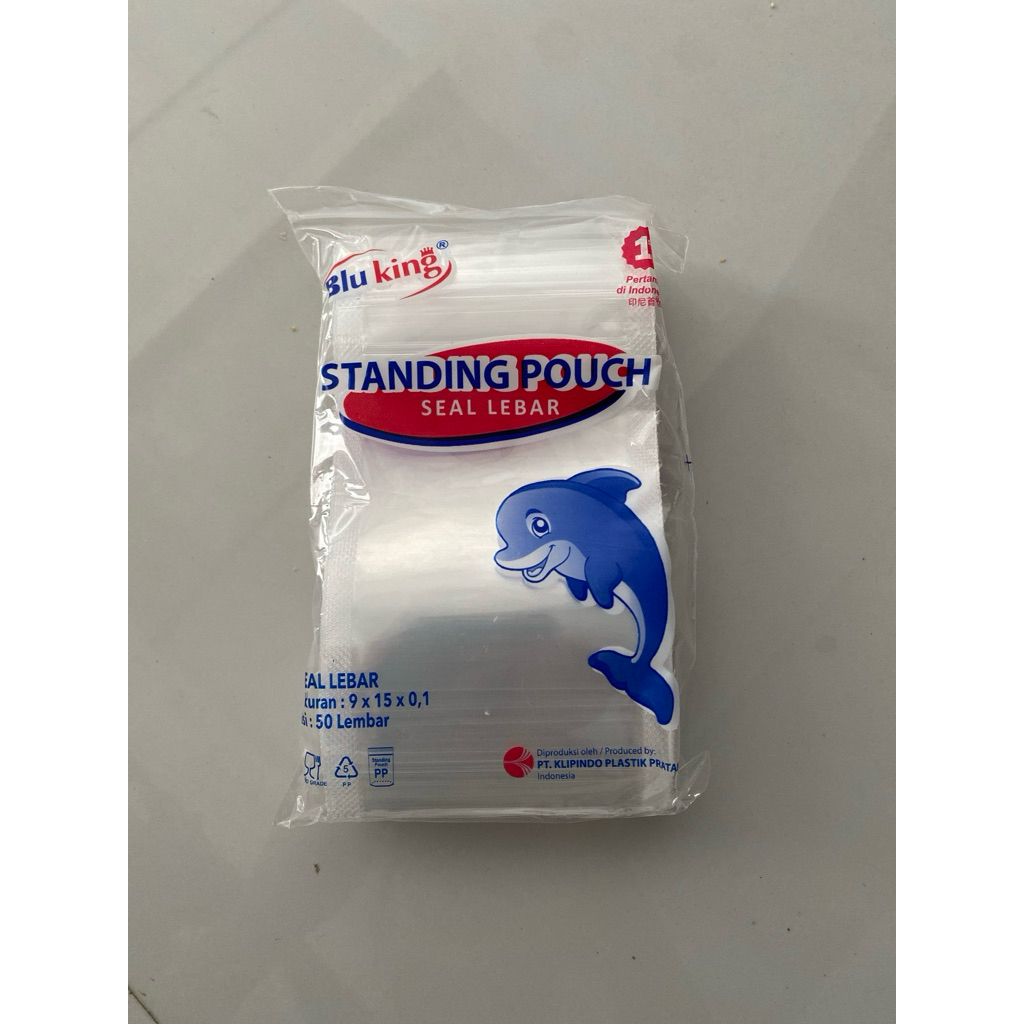Standing Pouch 9x15 Seal Lebar / Double Seal