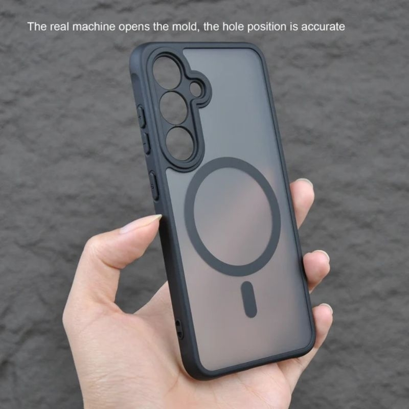 [ iPhone 12 / 12 Pro / 12 Pro Max ] Case Handphone Hardcase Magsafe Dove Black + Proctector Camera /