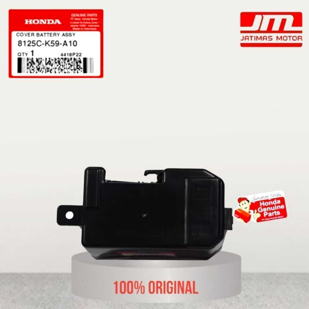 8125C-K59-A10 Tutup Aki Cover Aki Vario 125 150 Led 2015-2018
