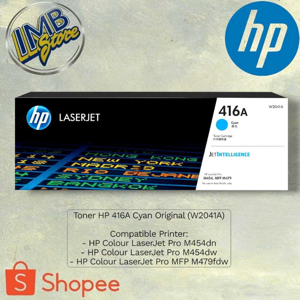 Toner Hp 416a Cyan  Toner Hp Laserjet 416a Cyan  Toner Cartridge Hp 416a Cyan Original