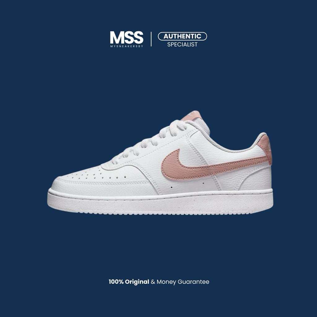 Court Vision Pink Oxford Women Shoes 100% Original Resmi