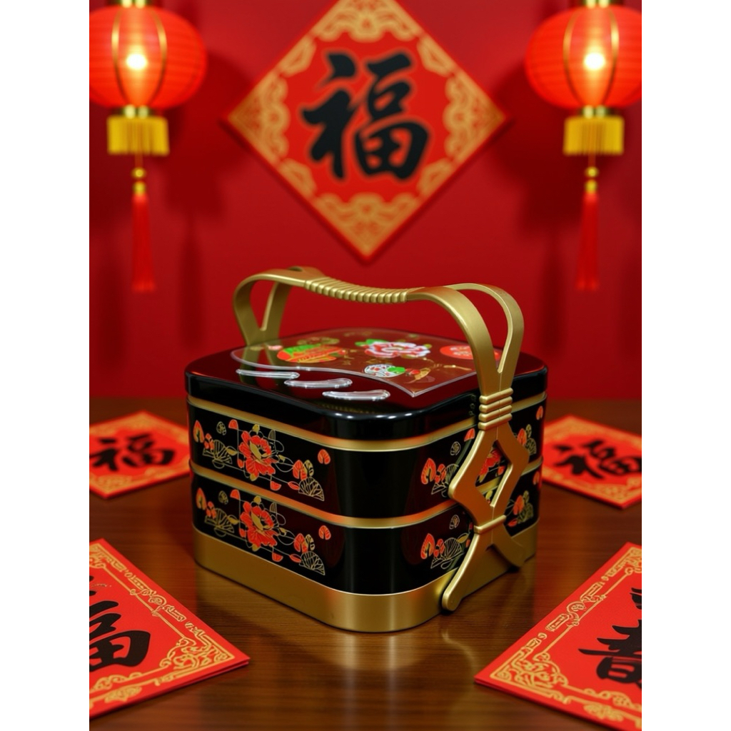 Nampan Hampers Imlek CNY Hantaran Lamaran Kue Sangjit