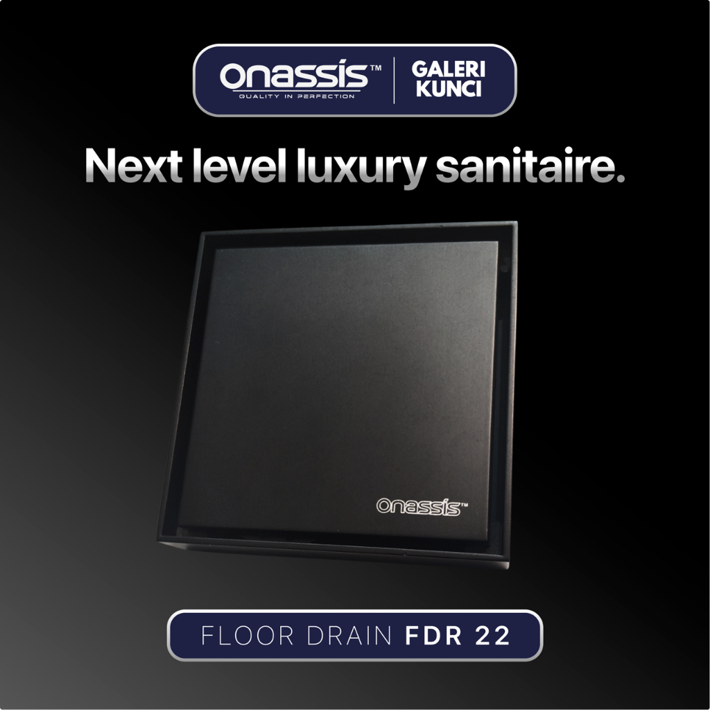 ONASSIS FDR 22 Floor Drain / Saringan Got / Smart Drain Cover - Anti Bau dan Kecoa