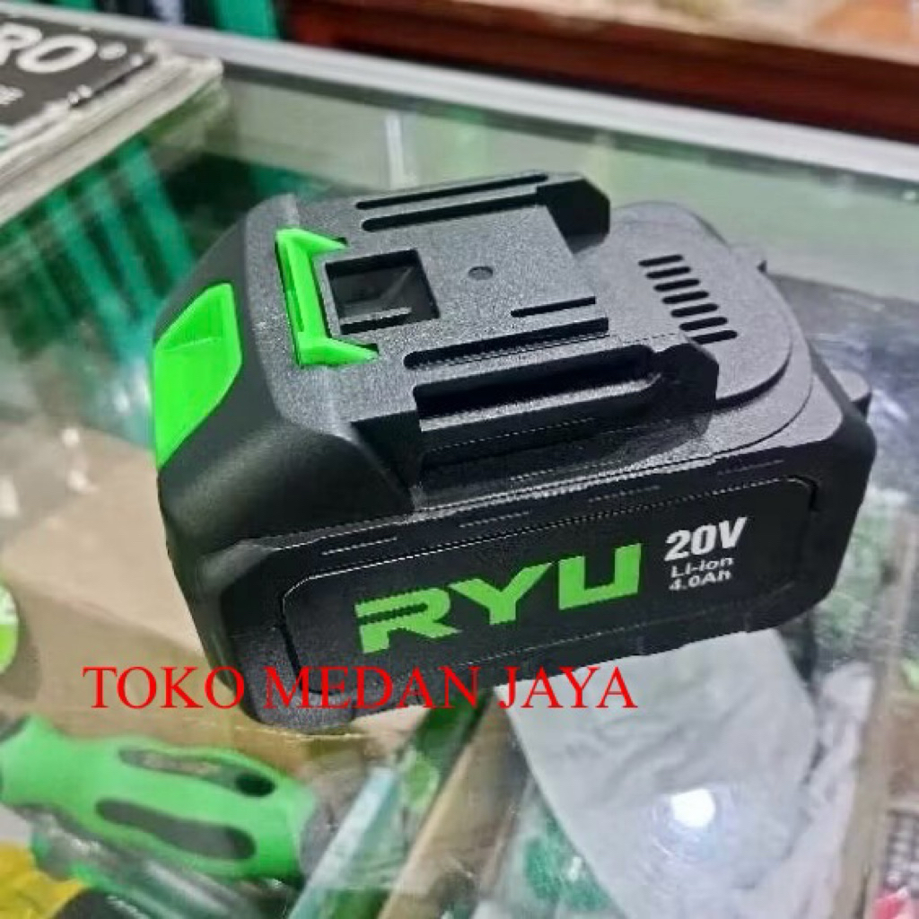BATERAI RYU 20 VOLT 4.0 AH / BATTERY 4 AMPERE 20 VOLT 100% ORIGINAL