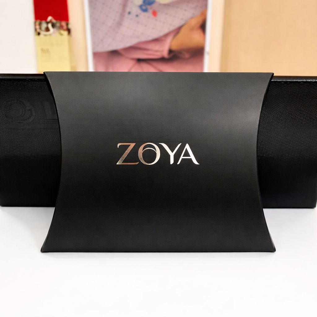 PILLOW BOX PACKAGING HITAM - ZOYA
