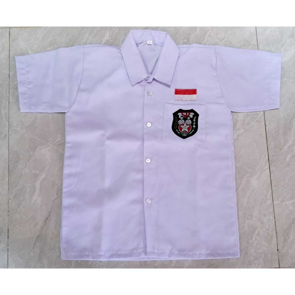 KEMEJA PUTIH SD LENGAN PENDEK/HEM PUTIH SD LENGAN PENDEK UNTUK ANAK SD/MI