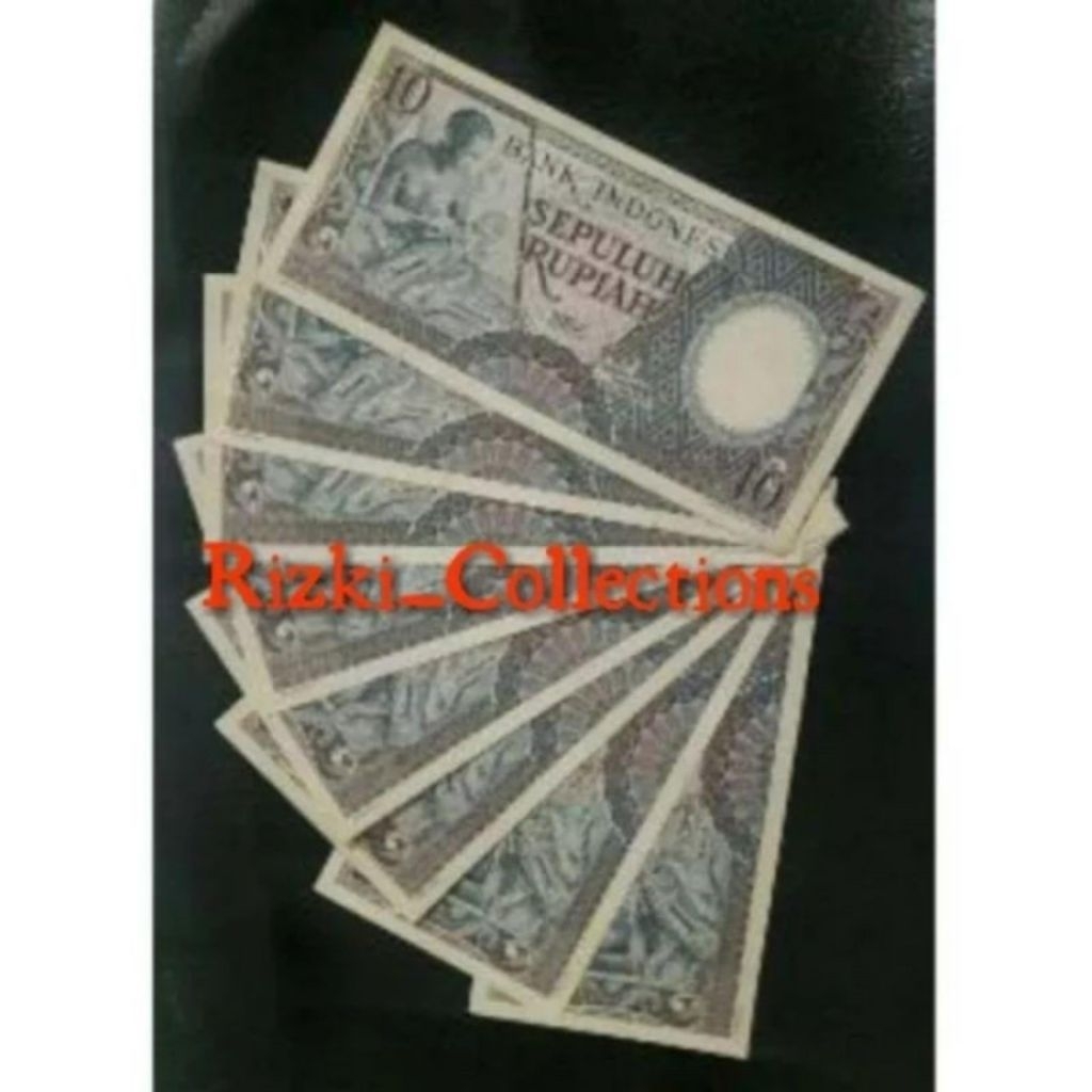 Uang kuno 10 rupiah pekerja thn 1958