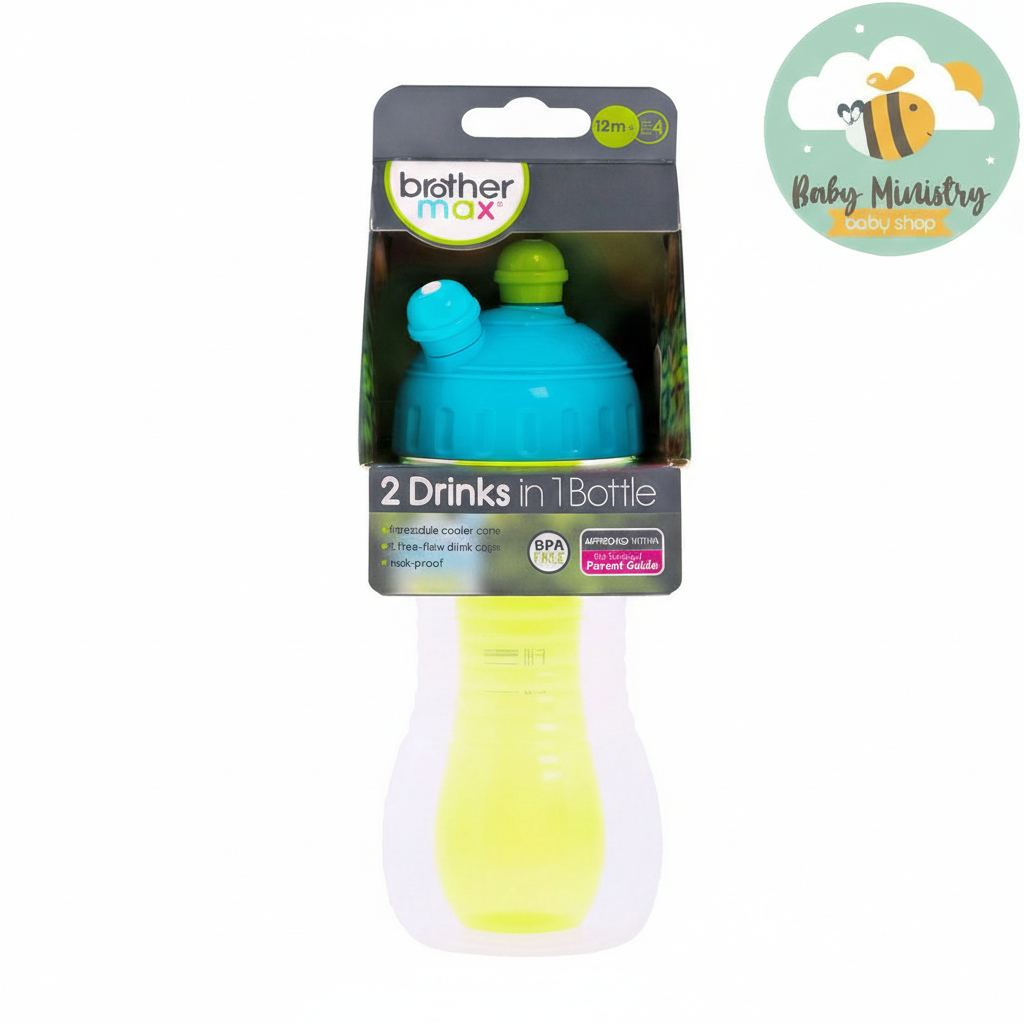 Brother Max 2-in-1 Drinks Cooler Sports Bottle - 1 Botol Isi 2 Minuman - Botol Minum 2 in 1