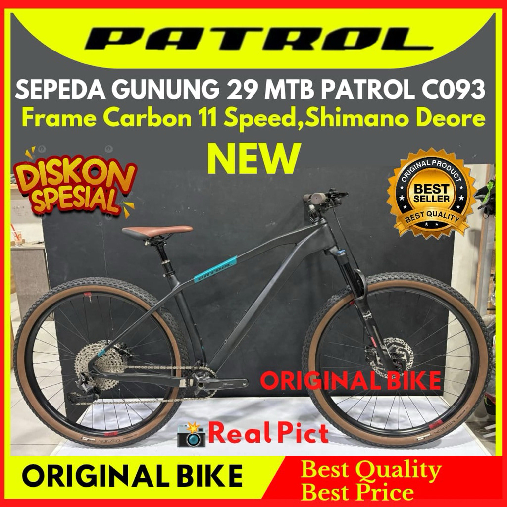 Patrol C093 2022 Carbon Sepeda MTB Patrol C093 New